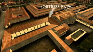 Animation of ancient Roman Fort in Caerleon Wales [upl. by Mok]