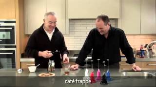 How to make a frappé coffee using an aerolatte milk frother [upl. by Toffey441]