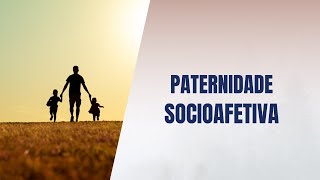 Paternidade socioafetiva [upl. by Gillespie]