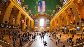 Walking Tour of Grand Central Terminal — New York City 【4K】🇺🇸 [upl. by Anayhd]