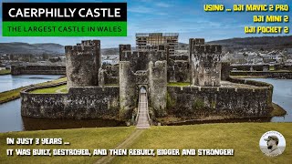 Caerphilly Castle  The Largest in Wales 2nd in Britain [upl. by Ettenuahs]