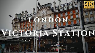 London Victoria Station Walk Through England 4K [upl. by Ayaj620]