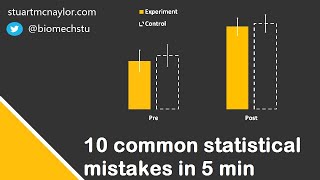 Ten Statistical Mistakes in 5 Min [upl. by Sybyl722]