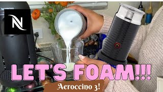 How To Foam Milk With Aeroccino 3 Make Coffee With Foam Tips amp Tricks  Easy Foamed Latte Recipe [upl. by Liliane]