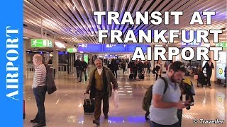 TRANSIT WALK AT FRANKFURT Airport FRA Terminal 1  Connection Flight Transfer Arriving amp Departing [upl. by Liagibba445]